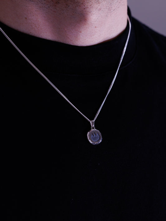 Fire Rune Pendant | BLACK