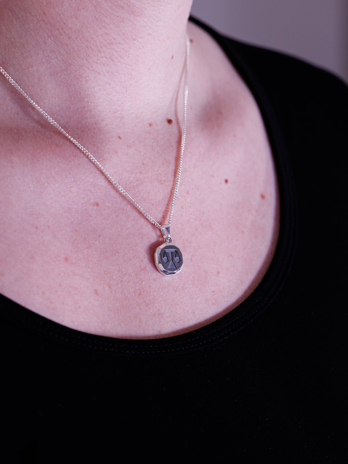 Law Rune Pendant | BLACK