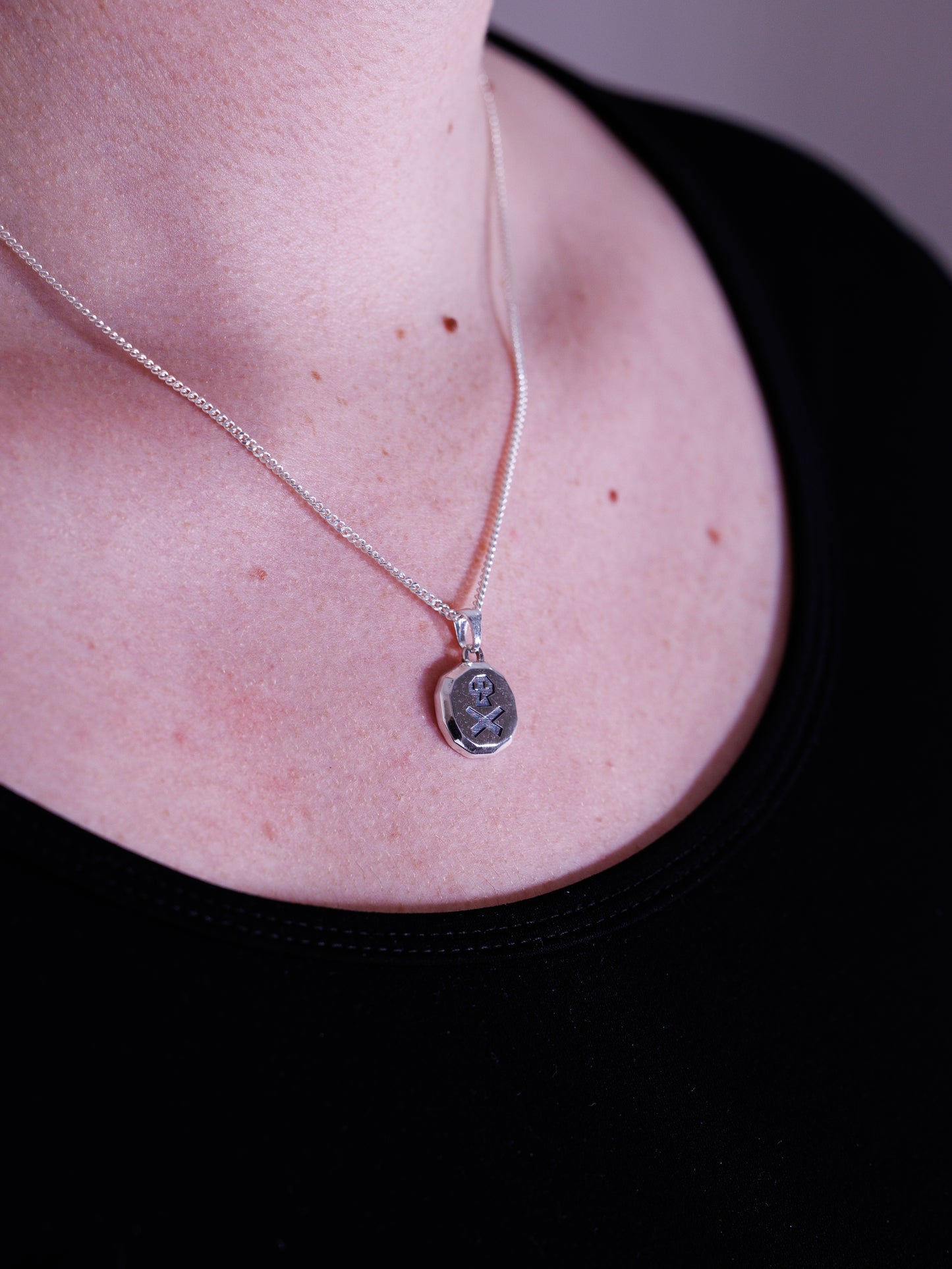 Death Rune Pendant | BLACK